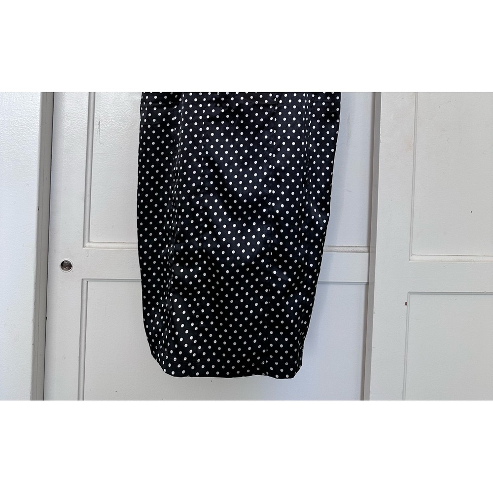 NWT Nine west tailored strapless/spaghetti straps polka dit dress sill - Picture 3 of 4